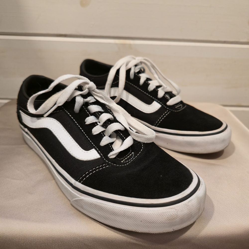 Vans Black and White Women's Shoes